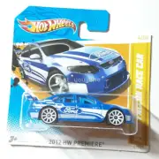 NEW 2012 Hot Wheels FORD FALCON RACE CAR Blue HW Premiere #4 SHORT CARD 1:64