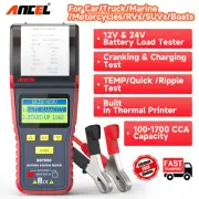 ANCEL BST500 12V& 24V Car Battery Load Tester Cranking Charging Analyzer Scanner