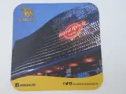Beer Bar Coaster ~ SINGHA Beer at the HARD ROCK Hotel Cafe in Bangkok, THAILAND