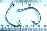 1000 Mustad 37160 2X Nickel Kahle Fish Hooks size 2/0 - kahle hooks