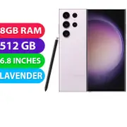 Samsung Galaxy S23 ULTRA 5G (512GB, Lavender) - Refurbished - As New