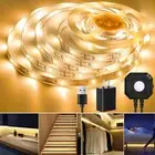 9.84Ft Motion Activated LED Strip Lights, Warm White, Non-Waterproof, USB Powere