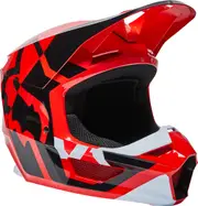 FOX V1 Lux Youth Motocross Helmet, red, Size S
