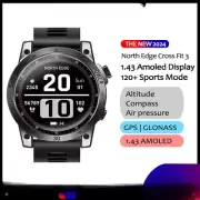 GPS Watches Men Sport Smart Watch HD AMOLED Display 50M ATM Altimeter Barometer
