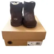 UGG Kids Adri Classic Mini Boot Chocolate Brown Size 10 New NIB NWB