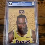 2024 July PSA Magazine Lebron James Gold Cracked Ice Hologram 004/100 CGC 8.5