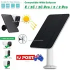 4W Solar Panels For Eufy Eufycam Cam E/2 Pro Wall Mount 3M Power Cable 1/2/3/4pc