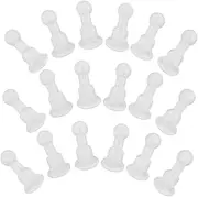 [Minkissy] 50pcs Soft Earring Back Pads Replacement Safety Stopper for Studs Earrings Silicone Diy Accessories