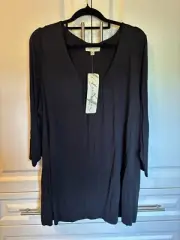 Women's LightweightTop - Black - Autograph - Size 20 - 3/4 sleeves
