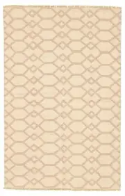 Vintage Hand Woven Carpet 5'2" x 7'10" Traditional Wool Kilim Rug