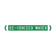 Brady Pipe Marker Demineralised Water White/Jade Green >75mm O.D. - 10/Pack