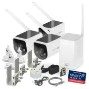 Swann MaxRanger 4K Solar 3 Camera Security System with Longest Range Wireless