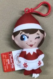 Elf on the Shelf Plushee Pals Mini Clips - Girl Blue Eyes, Light Skin - NEW
