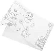 TOBBOMEY Decorative Coloring Boys and Girls Drawing Pad Wall Coloring Art Paper School Book Graffiti Art