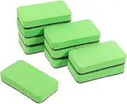 50Pcs Mini Green Felt Dry Erase Erasers for Home Office Use Chalkboard Cleaner for Teachers and Classroom Compact Portable Whiteboard Accessories