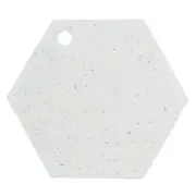 Typhoon Elements Collection | Terrazzo Stone Hexagon Serving Board