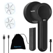 Electric Fabric Shaver Electrostatic Brush, LED Display, 3-Speeds, Rechargeab...