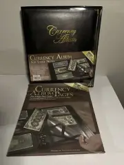 NEW Whitman Currency Album For Large Bank Notes PLUS Extra 10 Pack Of Pages