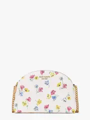 Morgan Tulip Toss Double-Zip Dome Crossbody
