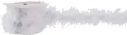 Simplicity Feather Boa Trim, White, 38.1 mm Thickness x 6 Feet Length
