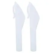 2Pcs Car Fuels Tanks Funnel Tube Vehicle Fill Funnel Accessories