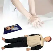 CHROX CPR Full Body First Aid Training Manikin, Training Simulator Dummies with Medical Accessories Chest Compressions Training Model for Education and Teaching Medical Model