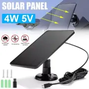 Solar Panel Micro USB Power CCTV Camera Security Cam Battery Charger Outdoor