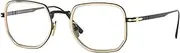 [Persol] Eyeglasses PO 5006 VT 8008 Black/Gold, Black/Gold, 45/20/145