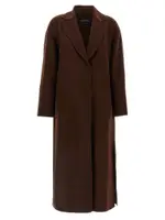 [Fabiana Filippi] Fabiana Filippi-Dressing Gown Coat Trench E Impermeabili Marrone-Donna 40IT