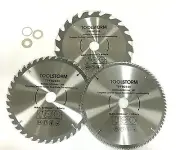 3PC TCT Drop Saw/Compound Mitre Saw BLADE 235MM 20T,40T,80T ARBOR 30/25.4/16/10