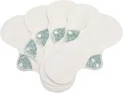 Generic Reusable Menstrual Pads, Reusable Incontinence Pads 5pcs Sanitary Menstrual Washable Feminine Sanitary for Women (Green)