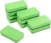 Homoyoyo 50 Pcs Mini Chalkboard Erasers with Green Felt for Cleaning Dry Erasers for Whiteboards Classrooms Offices Homes and Schools Essential Supplies for Teachers and Professionals