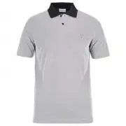NWT Golfino Men's TROON POLO TECHNO BUBBLE 5338216 100 White Sz Medium NEW