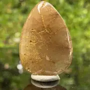 17.3g 4x2.8x1.1cm Clear Rutilated Quartz from China by Locco Decor