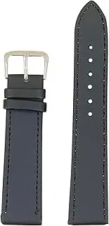 [QianDanS] Ladies Watch Straps (Black), Soft Genuine Thin Leather Replacement Watch Bands for Women, 12mm Quick Release Watch Straps with Stainless Steel Buckle