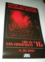 Poster - KING GIZZARD and the LIZARD WIZARD live in San Francisco 2016 gig D