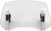 Windscreens & Parts Fit For NC750 For CB500X For X-ADV 750 For ADV 350 150 Motorcycle Risen Wind Screen Extension Windshield Spoiler Universal Adjustable Wind Deflector Screen (Color : Transparent)