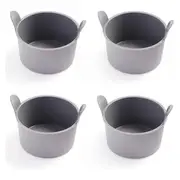 4PCS for Ninja DZ201 Foodi Egg Poacher Air Fryer Egg Poacher, Silicone Ramekins for Ninja Air Fryer Grey
