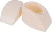 VICASKY French Nail Art Container French Manicure Container Nail Dipping Jar Dipping Powder Tray Manicure Molding Tray Abs White