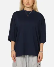 [Nike] Nike Sportswear Tech Knit T-shirt Obsidian/black - Size L L Obsidian/Black