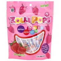 在飛比找iHerb優惠-[iHerb] Zollipops 清潔牙齒 Pops，草莓