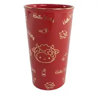 在飛比找樂天市場購物網優惠-小禮堂 Hello Kitty 無把陶瓷杯 熱水杯 咖啡杯 