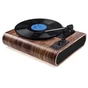 Record Player, Vintage Turntable 3-Speed Bluetooth Vinyl Player LP Record