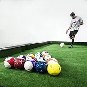 16pcs Leather Football Pool Kick Billiards Set Snooker Balls Inflatable Billiards Football Snooker Balls Set Table Games for Backyard Rooms Outdoor Game Entertainment