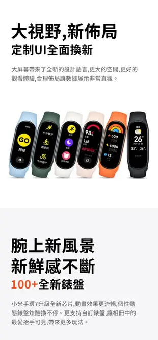 送保護貼+小米手環7(NFC版) 全天偵測血氧 小米7 心律測量 支援AOD 來電/LINE訊息提醒 (7.1折)