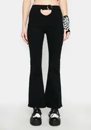[Edikted] Olympia Cut Out Flare Jeans