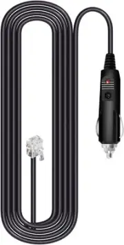 Radar Straight Power Cord Compatible with Uniden R3 R7 R1 Radar Detector, for