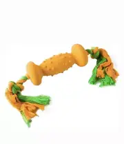 Hartz Dura Play - BACON SCENTED - TUG of FUN DUMBELL dog toy