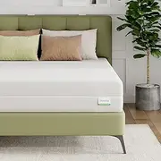 [Novilla] King Size Mattress, 10 Inch Foam Mattress, Block Cutting Design King Mattress Provide Double Air Zone, Flippable King Mattress for Back & Side Sleeper