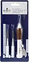 DMC JPTU2020 Punch Needle Pen Set with Loop Adjustment Scale, White